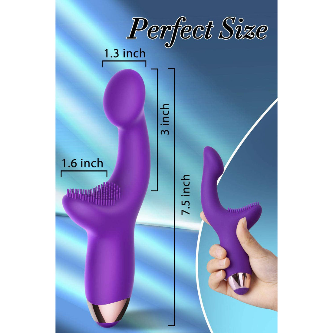 Narda - Rechargeable G spot & Clit Kisser